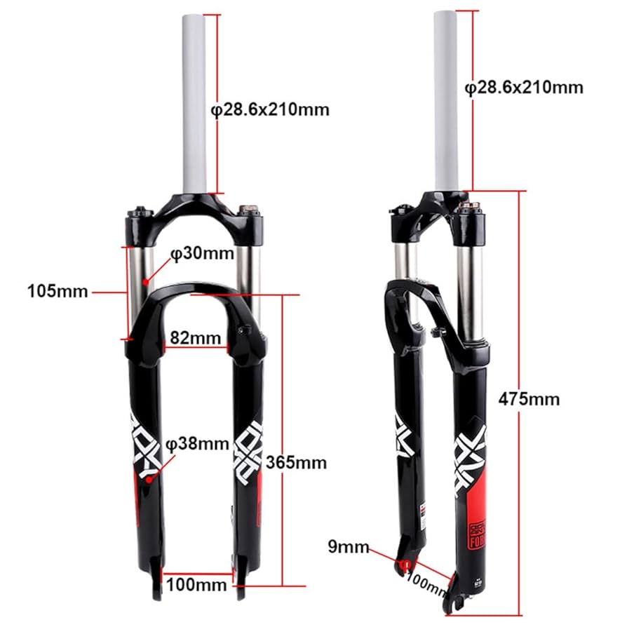 Amazon.co.jp: 自転車サスペンションフォーク26/27.5/29インチ